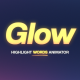 دانلود پروژه آماده افتر افکت : تیزر آماده انیمیشن متن درخشان با افکت Glow مدرن